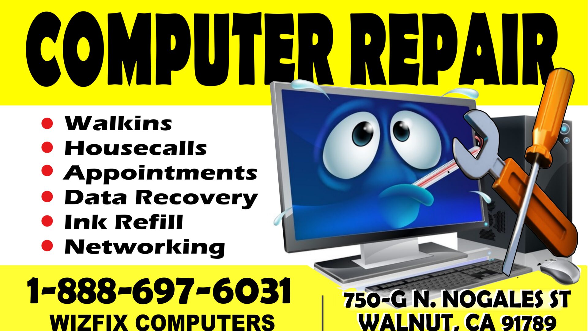 WizFix Computers |Computer Repairs, IT JOBS - DATA RECOVERY , PRINTING, COPY, ONSITE