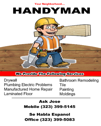 Handyman | Plumber | Electrical Problems | Bathroom Floor Repair Remodeling